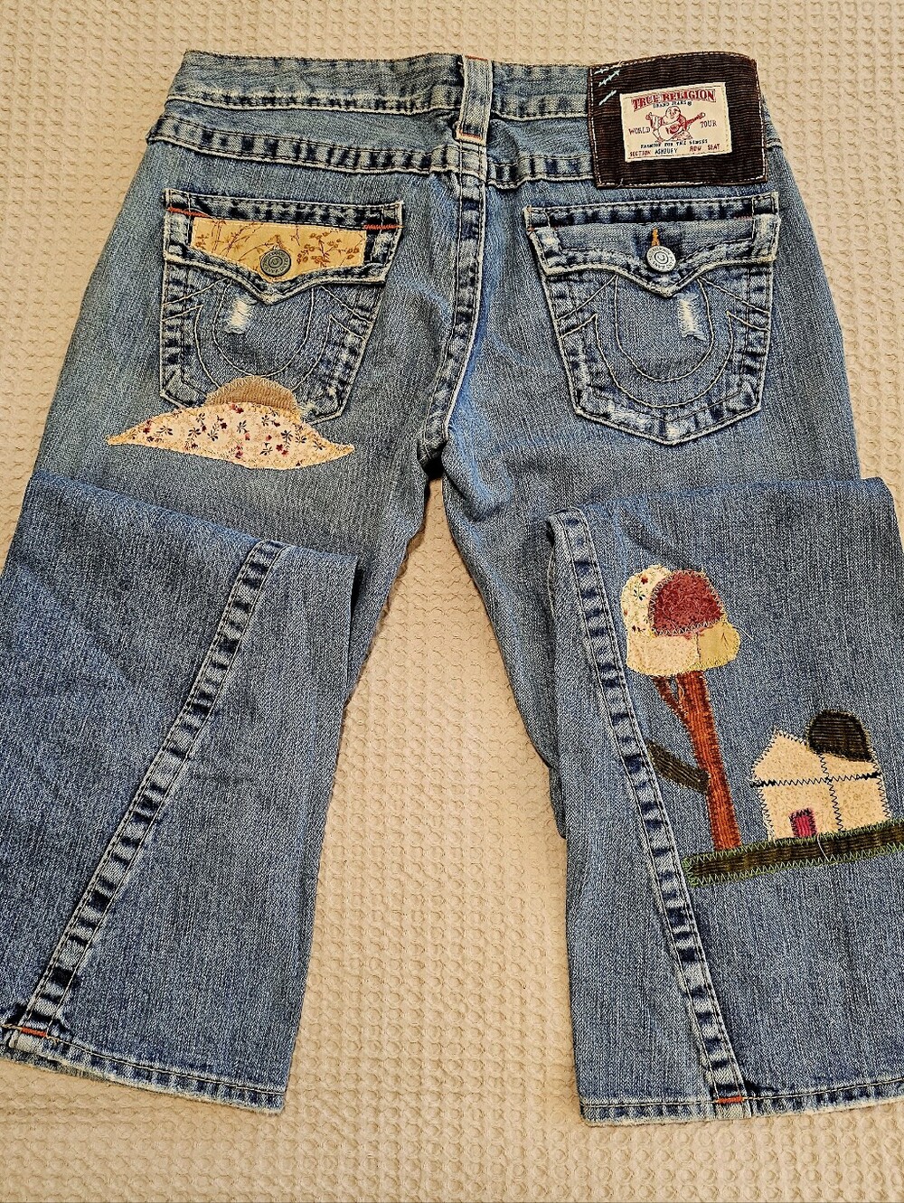 TRUE RELIGION ASHBURY PATCHWORK JEANS – SIZE 29 | RARE Y2K BOHO - Picture 12 of 12